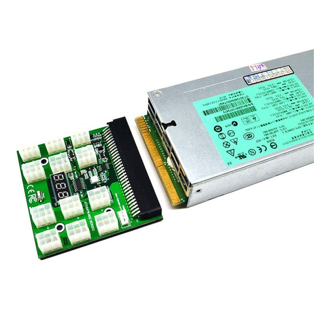 Power Module Breakout Board Voor Hp 1200W 750W Server PSU Gpu PC Voeding Ethereum Eth Mining