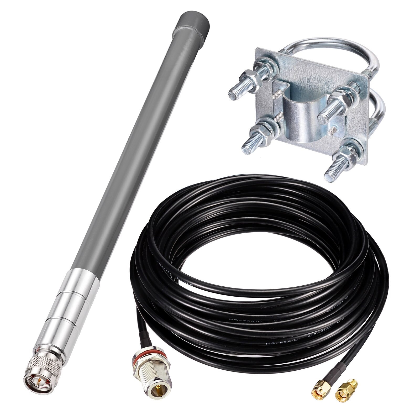 Helium Antenne 4dBi 0.4m 868Mhz EU868 LORA GSM 5m RG58 Kabel Rak Nebra Bobcat HNT Hotspot miner SyncroBit LoraWan