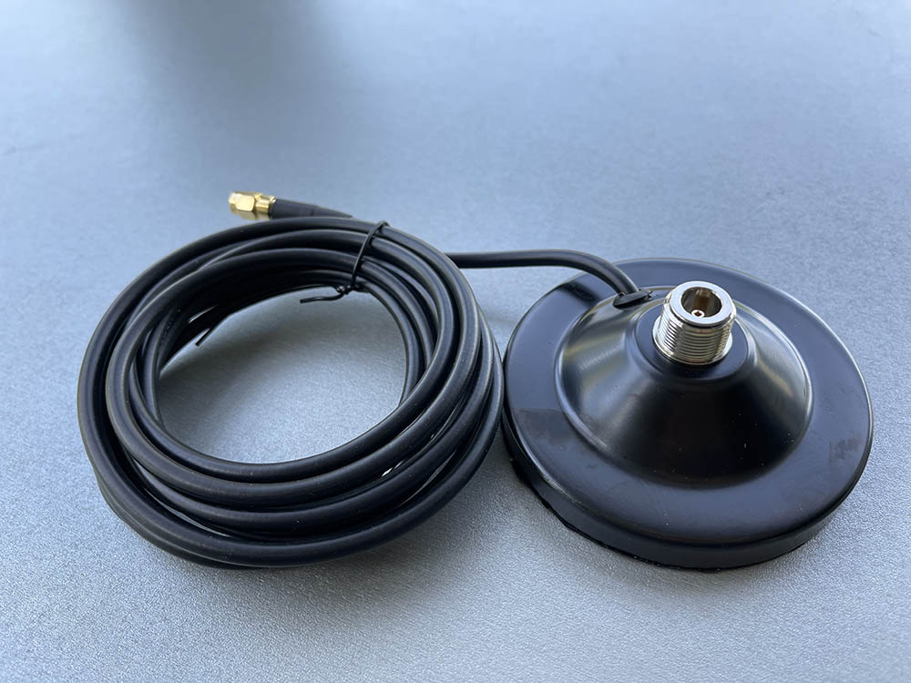 N female head car suction cup base large disk outdoor waterproof belt strong magnetic radio intercom car intercom HNT helium antenne