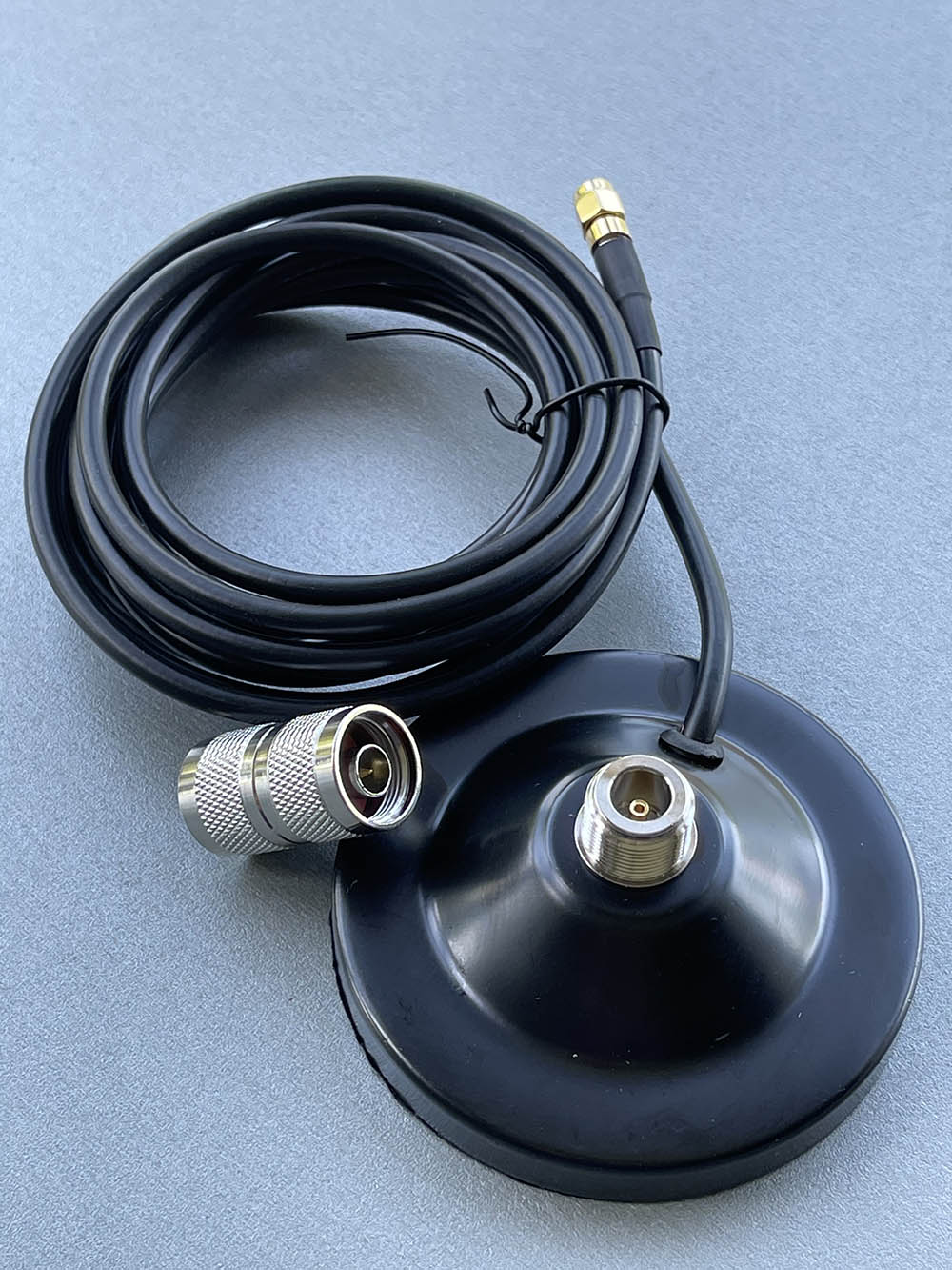 N female head car suction cup base large disk outdoor waterproof belt strong magnetic radio intercom car intercom HNT helium antenne