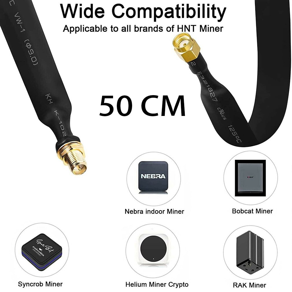 Window Pass kabel Platte Coaxiale Kabel 50 Cm HNT Helium Voor Raam Buitengebruik