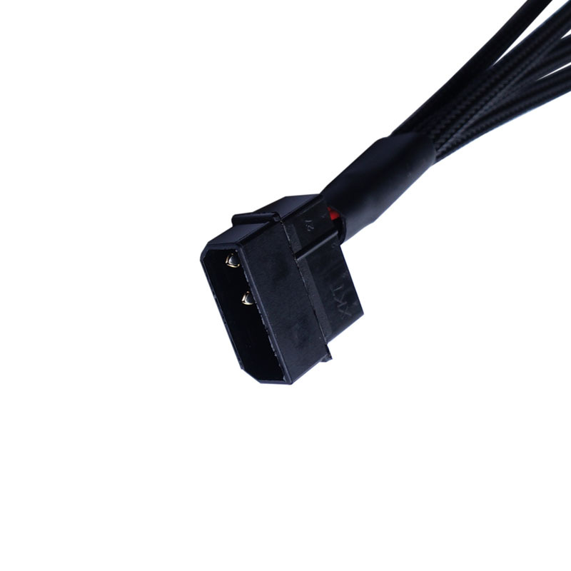 Molex PWM Om 4x Computer Case Fan Power Mouwen 4-Splitter Adapter Kabel 27cm Computer case Mining Rig