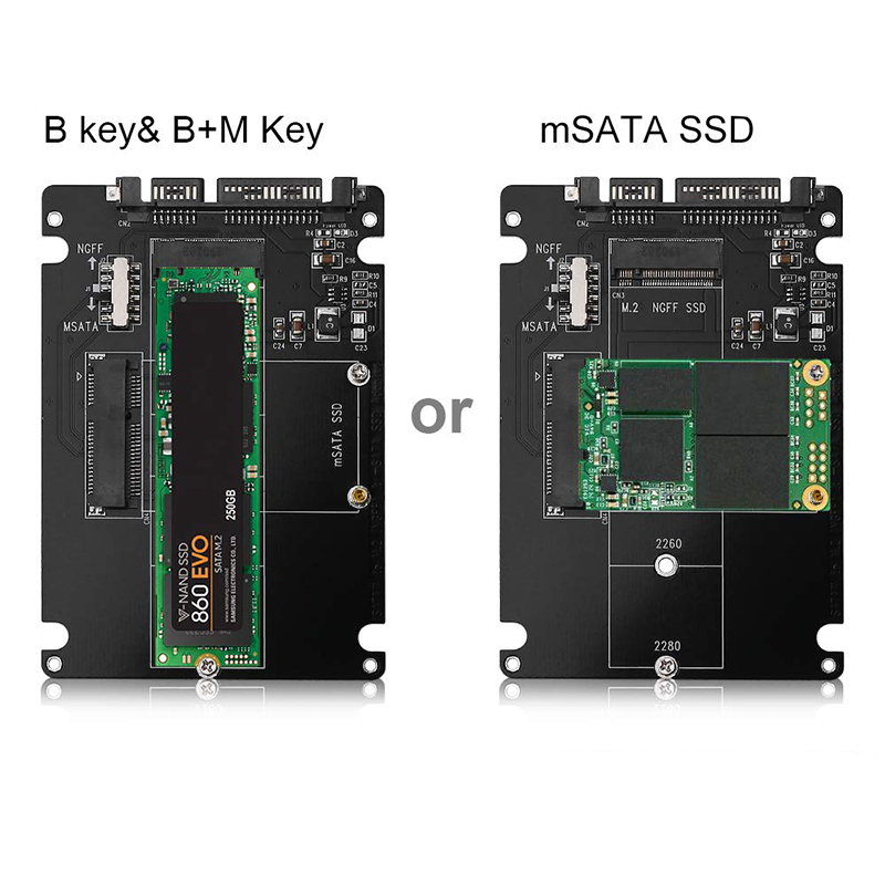 M.2 Ngff Msata Ssd Sata 3.0 2.5 USB 3.1 Adapter M2 Pci Ssd Converter Riser Card Pc Laptop 6Gps