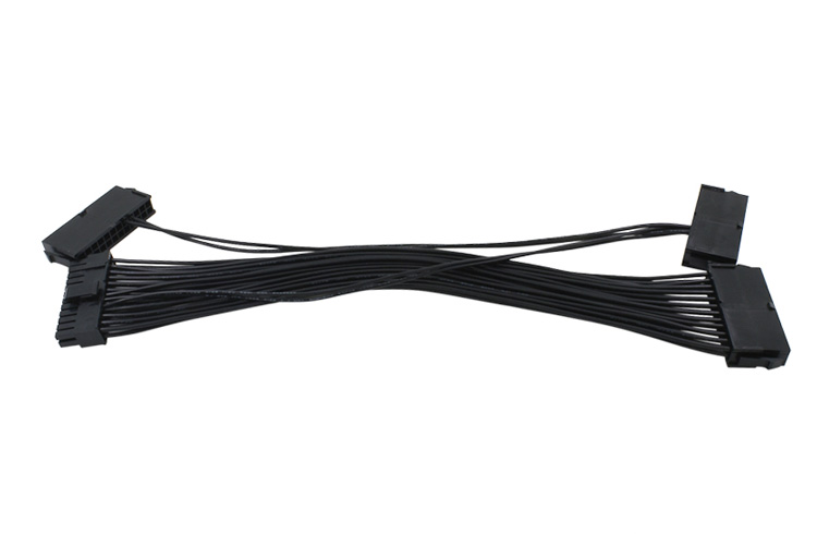 Dual Drie ATX 20+4 (24Pin) Molex PSU Sync Kabel voor 2 of 3 PSU Power synchronisatie boot