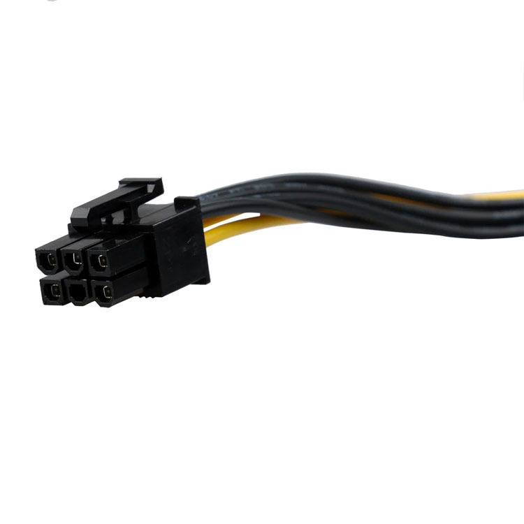 15-Pin Male SATA to 6-Pin Pcie video card Power kabel