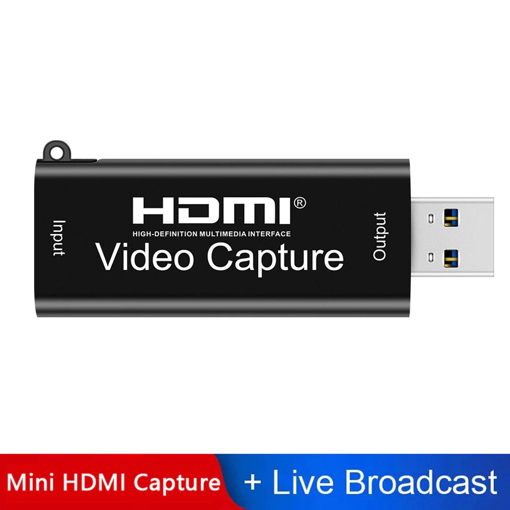 4K Video USB 3.0 Capture HDMI-kaart Video Grabber Record Box voor PS4 Game DVD Camcorder Camera Opname Live Streaming