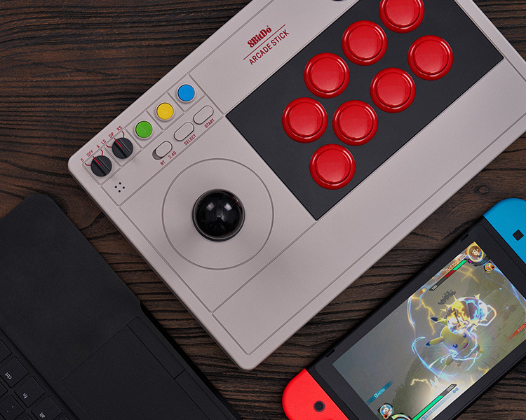8Bitdo V3 Arcade Controller 3 Modus 2.4Ghz Draadloze Usb Bedrade Fight Stick Voor Nintendo Switch pc