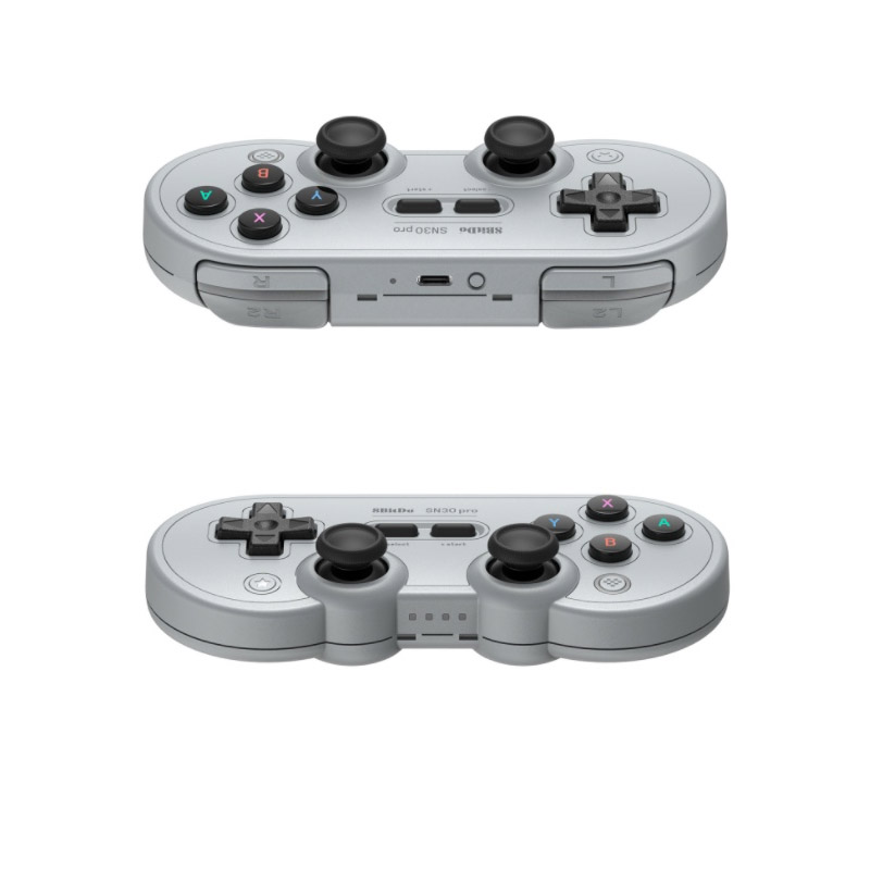 8Bitdo SN30 Pro Draadloze Bluetooth Game Controller + JoyCon caps + kaarthouder
