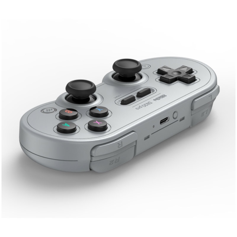 8Bitdo SN30 Pro Draadloze Bluetooth Game Controller + JoyCon caps + kaarthouder