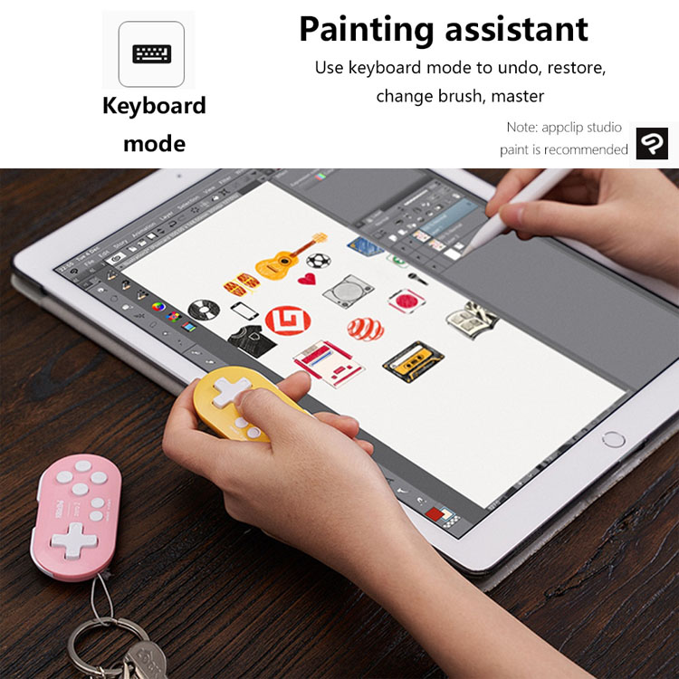 8Bitdo Zero 2 Mini Draadloze Bluetooth Game Controller Switch Windows Android