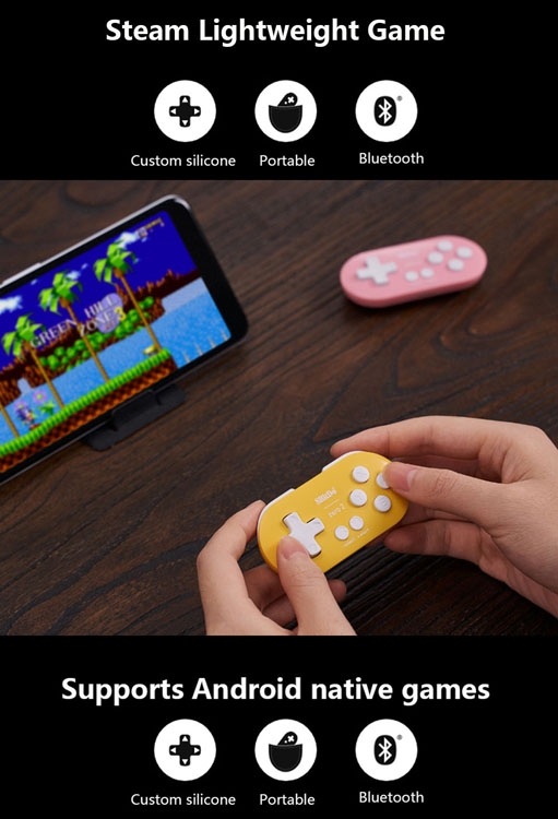 8Bitdo Zero 2 Mini Draadloze Bluetooth Game Controller Switch Windows Android