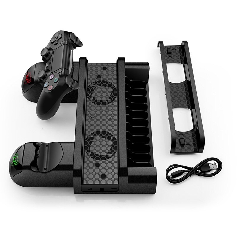 Cooling Stand Voor Sony PS4/PS4 Slim/PS4 Pro Games Opslag Dual Controller Opladen Dock