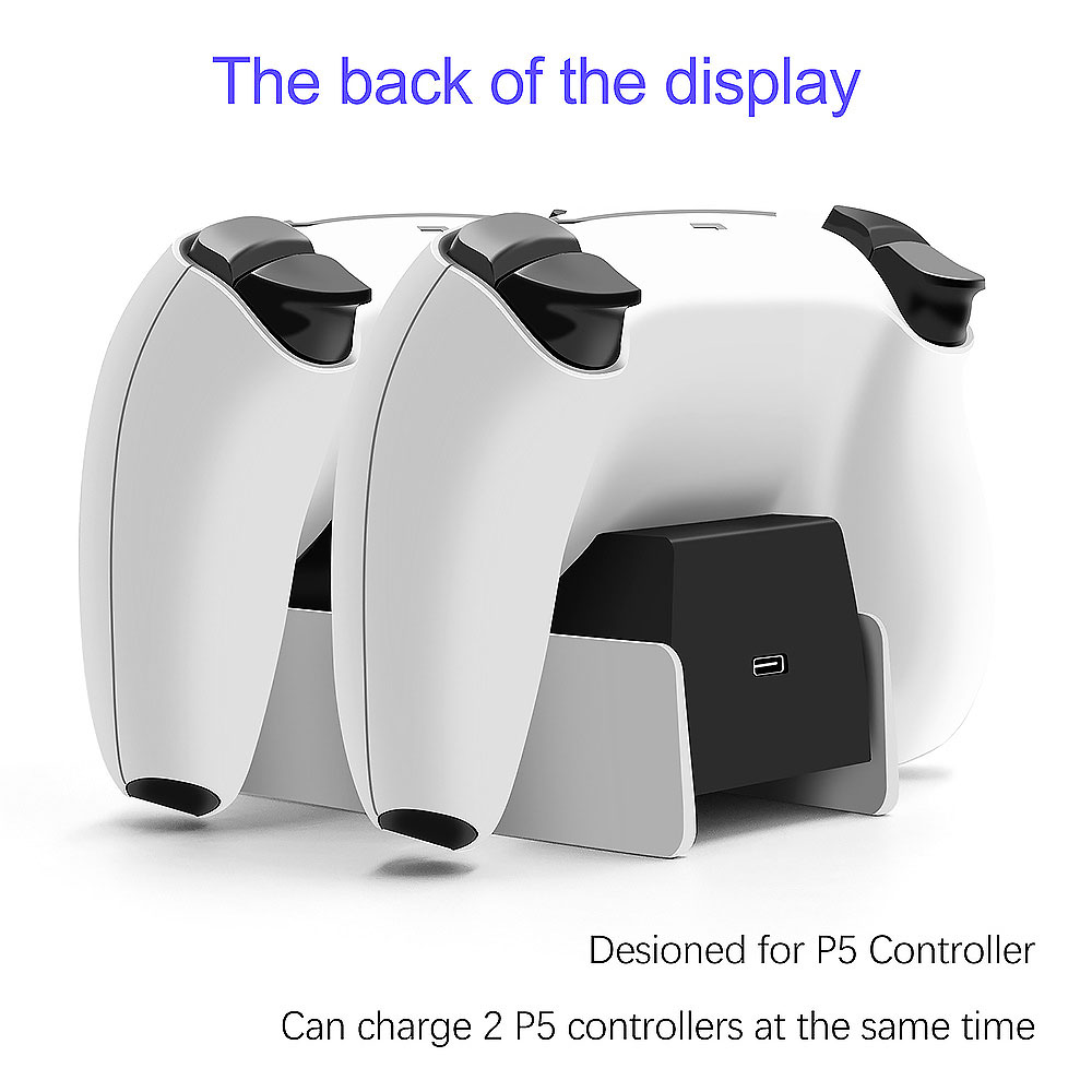 Dual Fast Charger voor Sony PS5 Controller Joystick Gamepad USB 3.1 Type-C Dock Station opladen
