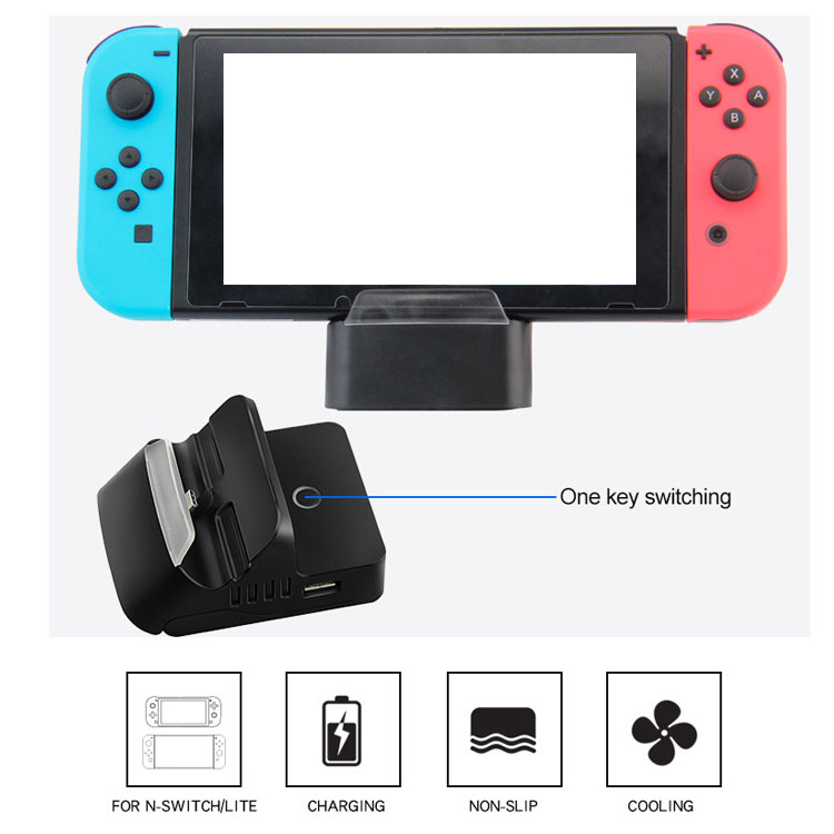 Dock Charger Stand HDMI Video Converter Voor Nintendo switch
