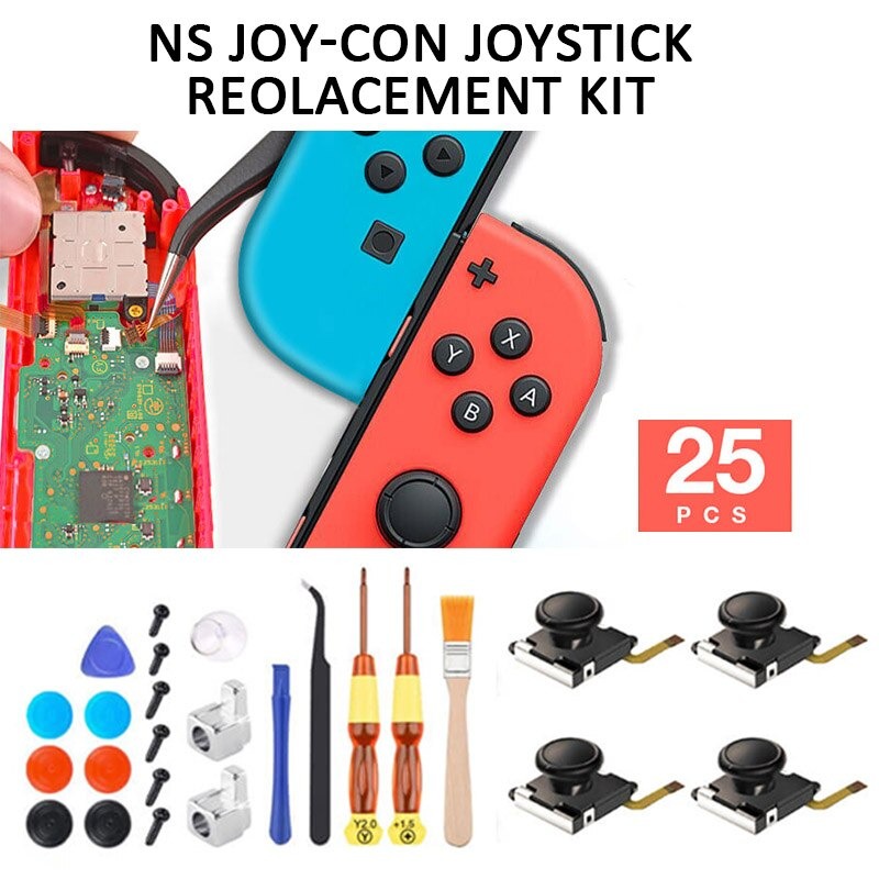 25 In 1 Repair Tool Kit Schroevendraaier Set Voor Nintendo Switch Joystick Joy-con