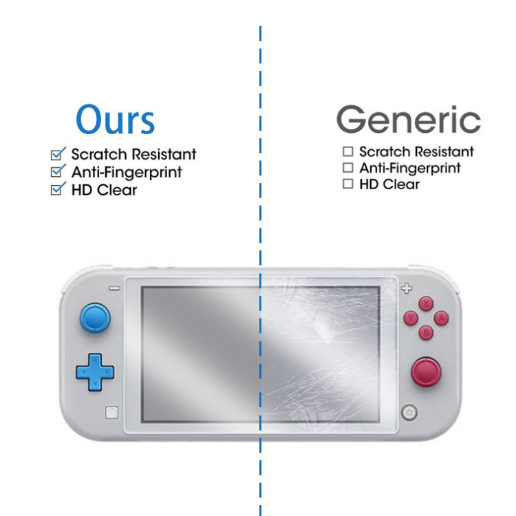 2 stuk Screen Protector 9H Glas Cover voor Nintendo Switch Lite