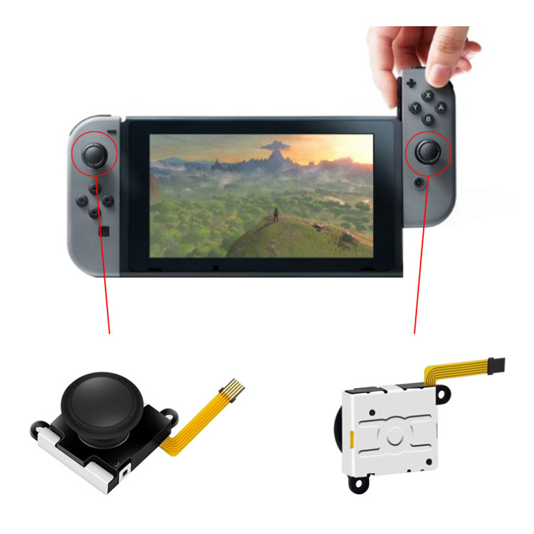 1 Stuk Gevoelige 3D-thumb analoge joystick voor Nintendo Switch/Switch Lite