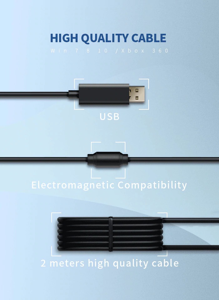 Usb Gamepad Controller Voor Xbox 360 Windows 7/8/10 Pc