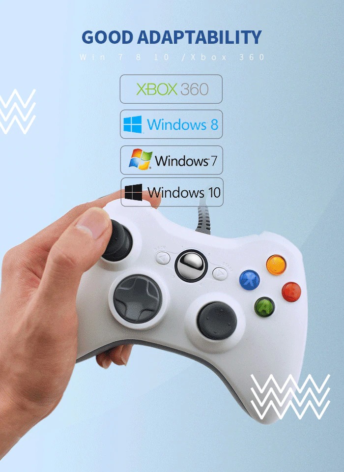 Usb Gamepad Controller Voor Xbox 360 Windows 7/8/10 Pc