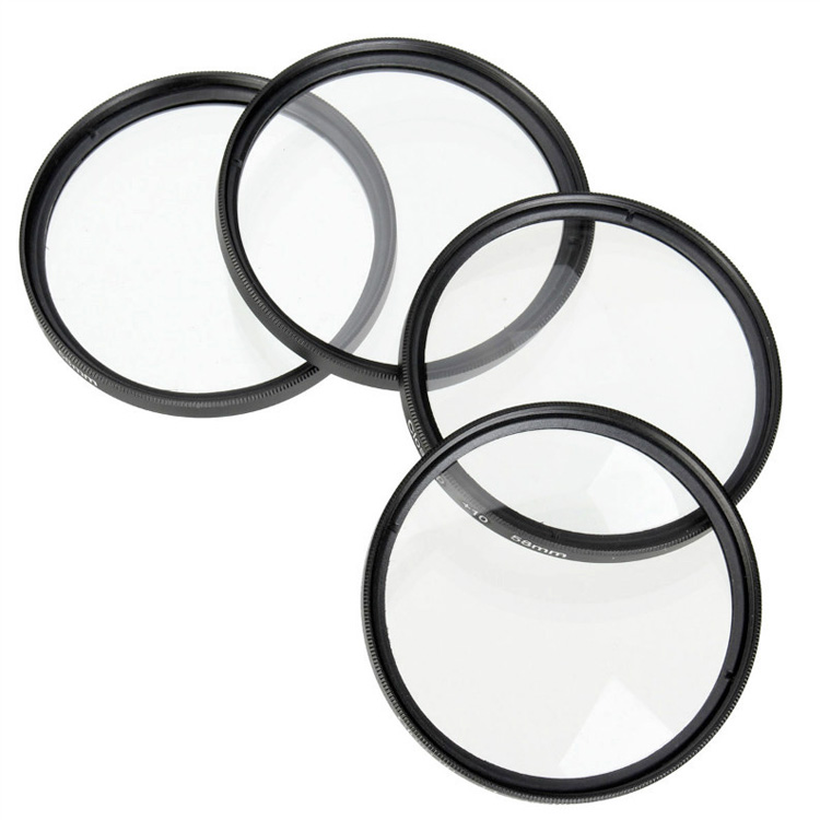 4x 52mm Close up Filter Macro +1+2+4+10 camera lens filter