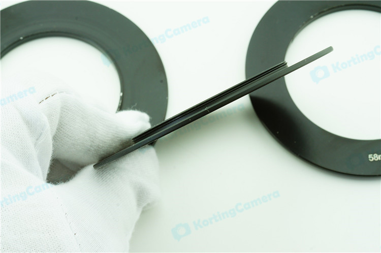1 stuk graduated square filter adapter ring voor 49mm-82mm