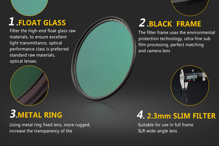 72mm UV Filter Langwei Multi coating MC PRO Slim Camera lens