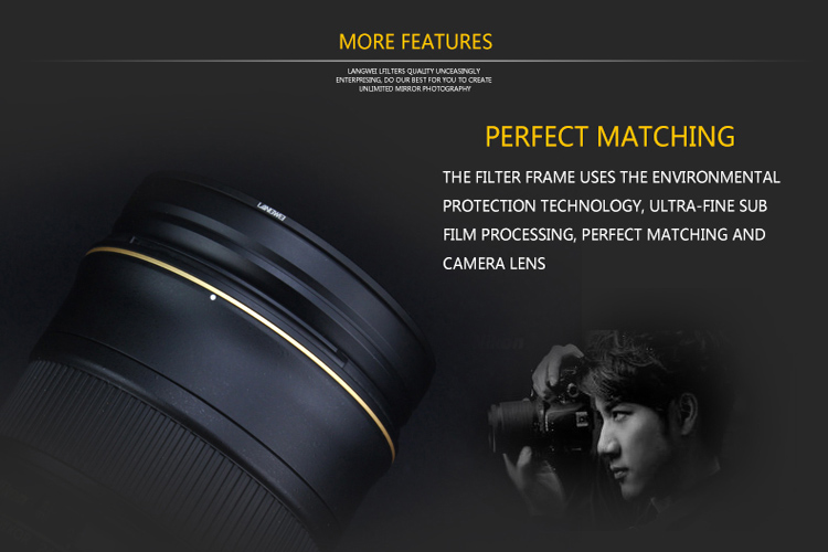 62mm UV Filter Langwei Multi coating MC PRO Slim Camera lens