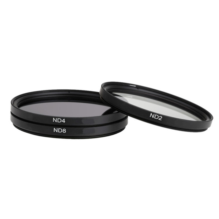 3x 49mm ND Filter grijsfilter +2+4+8 camera lens filter