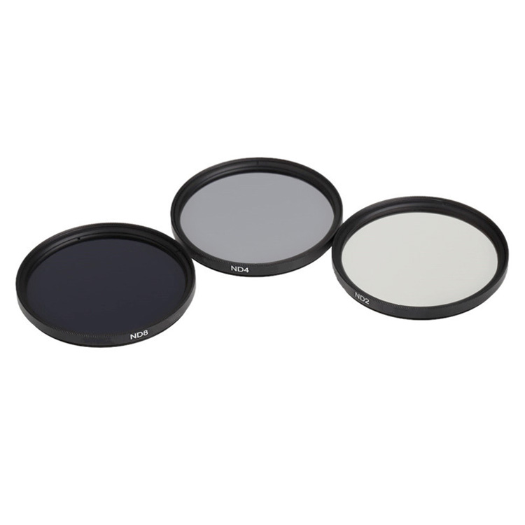 3x 49mm ND Filter grijsfilter +2+4+8 camera lens filter