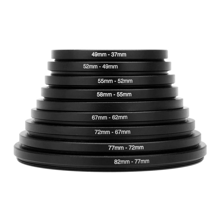 82mm-67mm step down camera lens filter ring metal adapter 1 stuk 