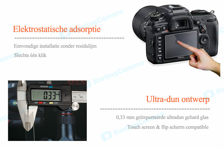 LCD protector beschermkap camera voor Nikon D7500