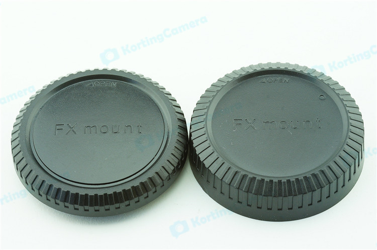 Achterdop+Bodydop (2 stuk) voor Fujifilm X mount camera lens