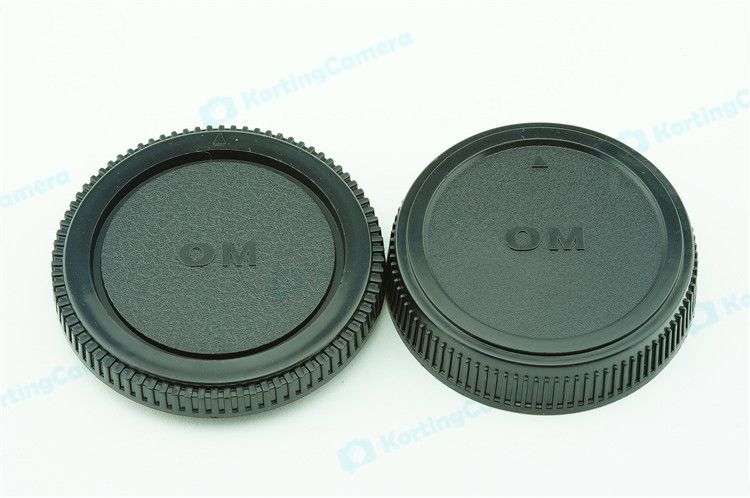 Achterdop+Bodydop (2 stuk) voor Olympus OM mount camera lens