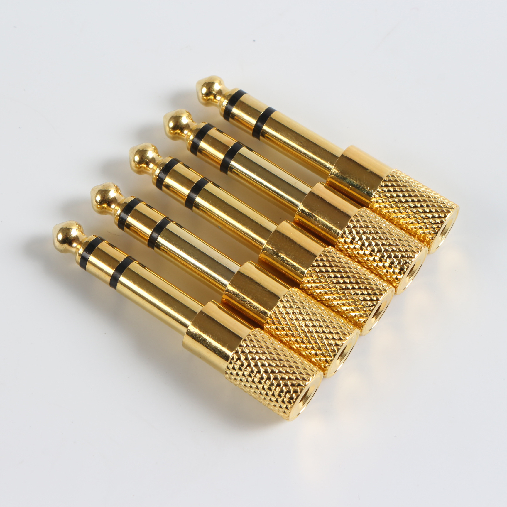 3,5 naar 6,35mm en 6,35 naar 3,5 Audiokabel Adapter Jack Stereo AUX Converter Versterker Verguld
