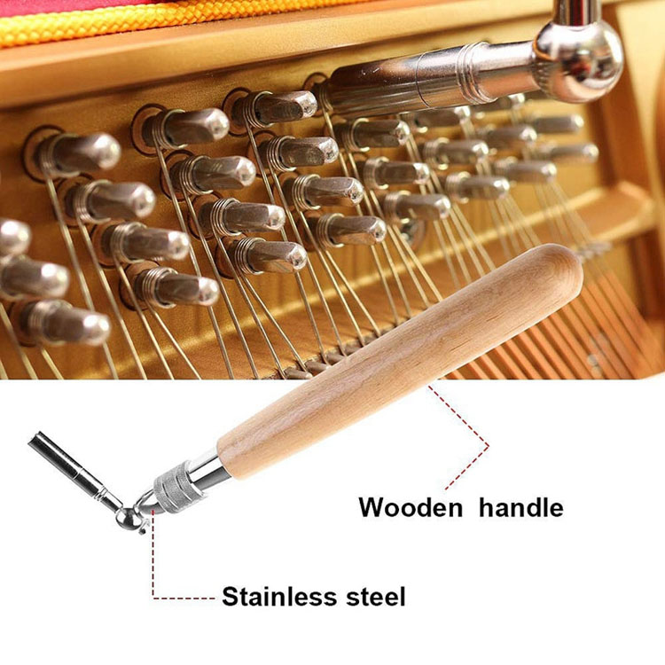 16 in 1 Professionele Piano Tuning Hendel Gereedschap Kit Mute Hamer Diy Set Piano Deel