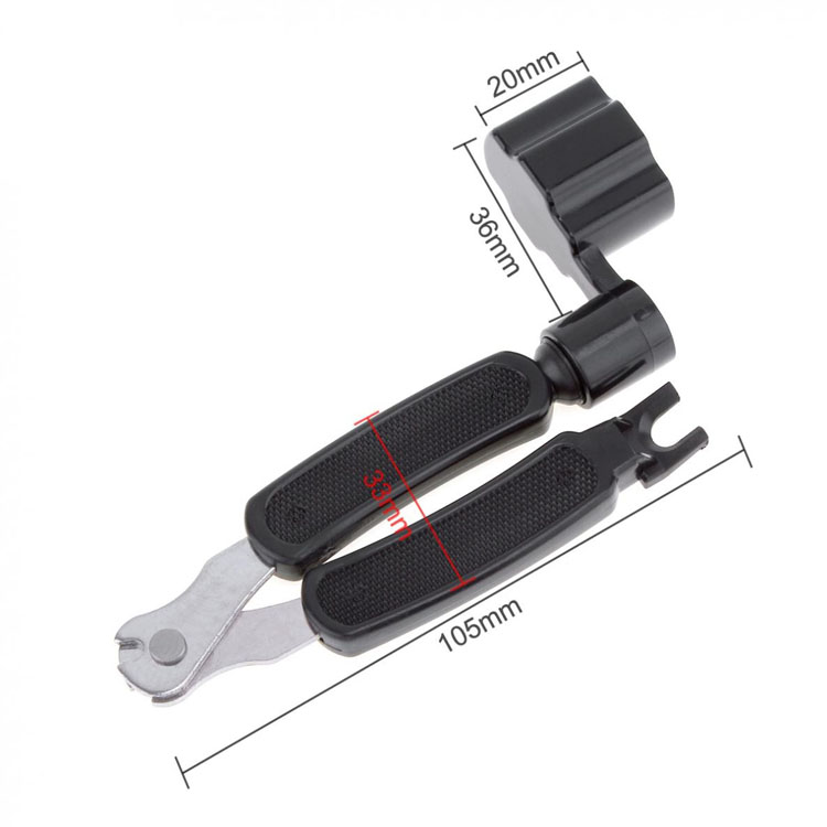3 In 1 Gitaar Peg String Winder + String Pin Puller + String Cutter Gitaar Tool Set