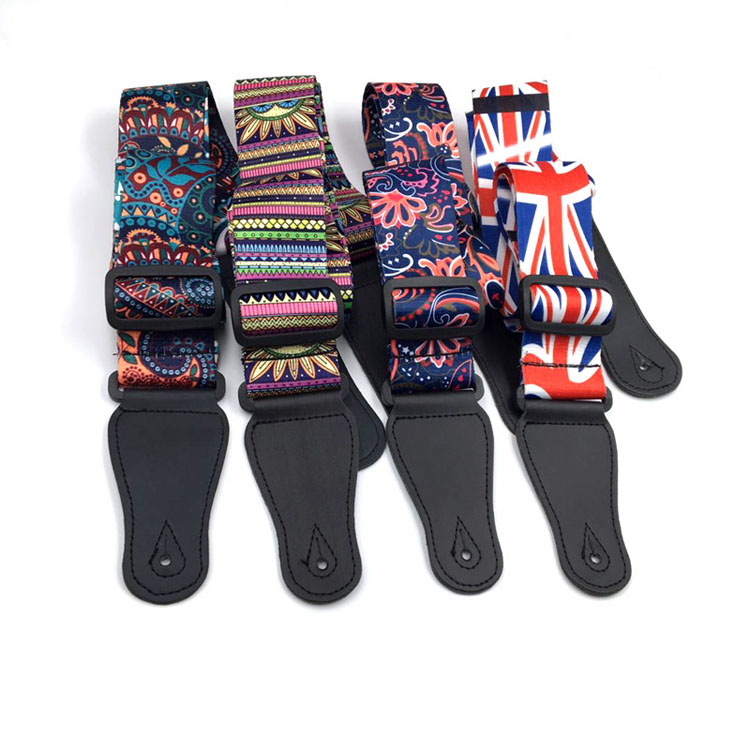 Slijtvast Akoestische Bas Thicken Schouder Riem Gitaarband UK flag