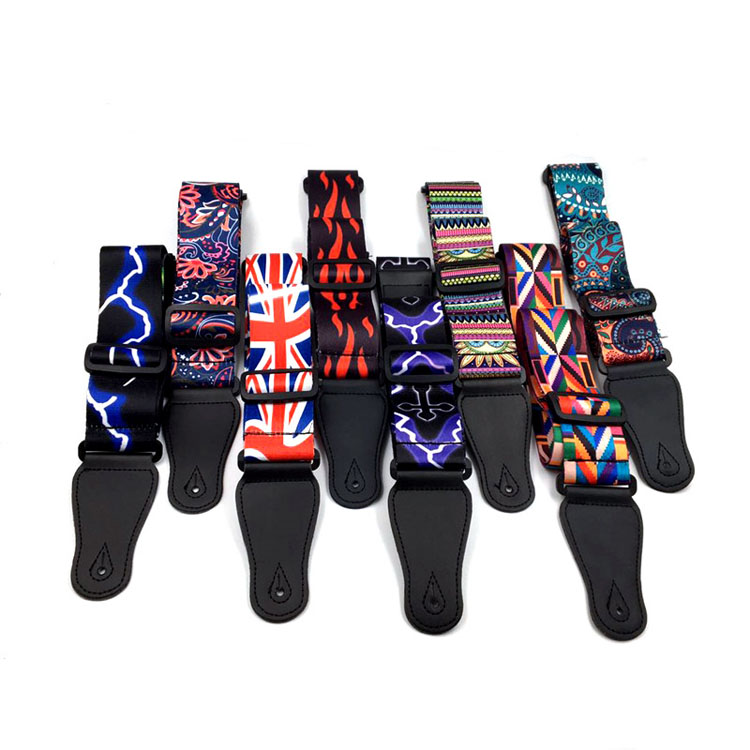 Slijtvast Akoestische Bas Thicken Schouder Riem Gitaarband UK flag
