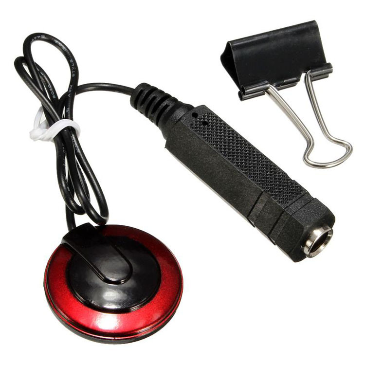 Piezo Contact Microfoon Pickup met Klem Gitaar Viool Banjo