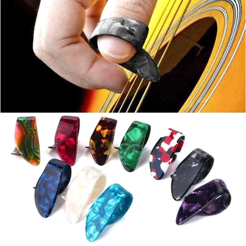 4 stuk Gitaar Plectrums Schede Duim Vinger wijsvinger middelvinger ringvinger