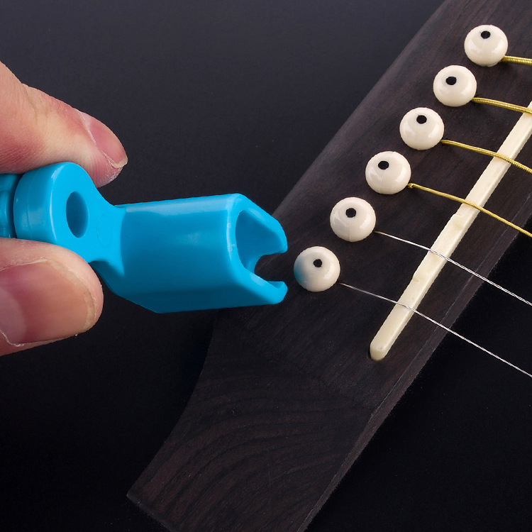 2 Stuk Guitar String Winder Grover Snelheid Bridge Pin Peg Puller