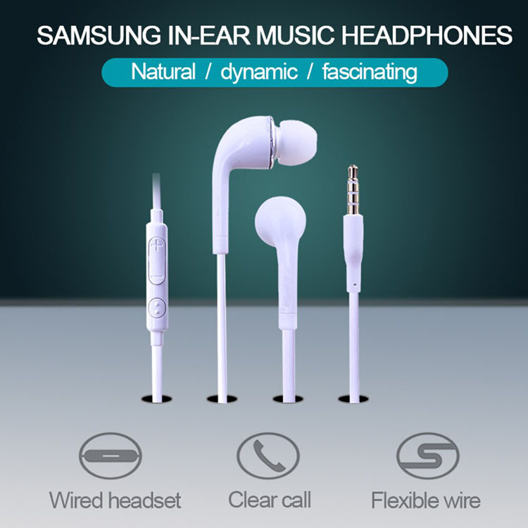 3.5mm In-Ear Wired Stereo Oortelefoon headset voor Samsung mobile phone en tablet