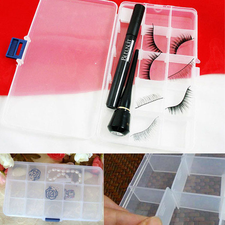 15 Slots Verstelbare Opbergdozen Plastic Opbergdozen 