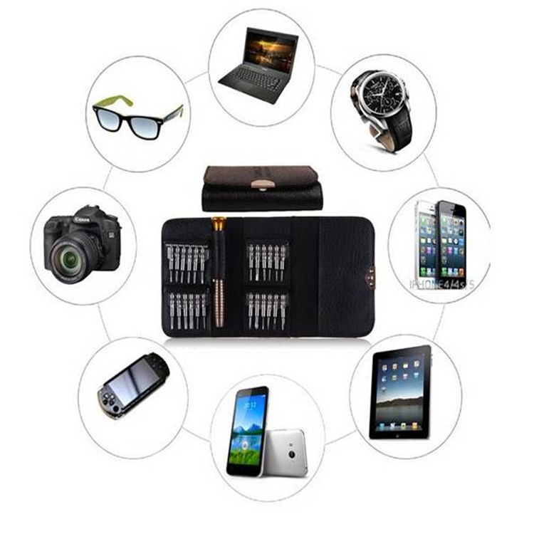 25 in 1 schroevendraaier camera lens phone gereedschap