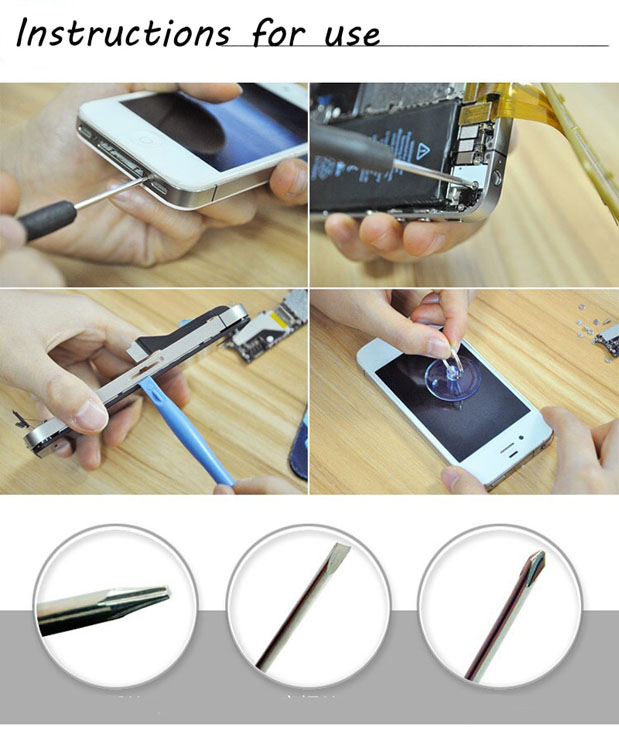 11 in 1 Demonteer Gereedschap Opening Kit iPhone voor Samsung Telefoon