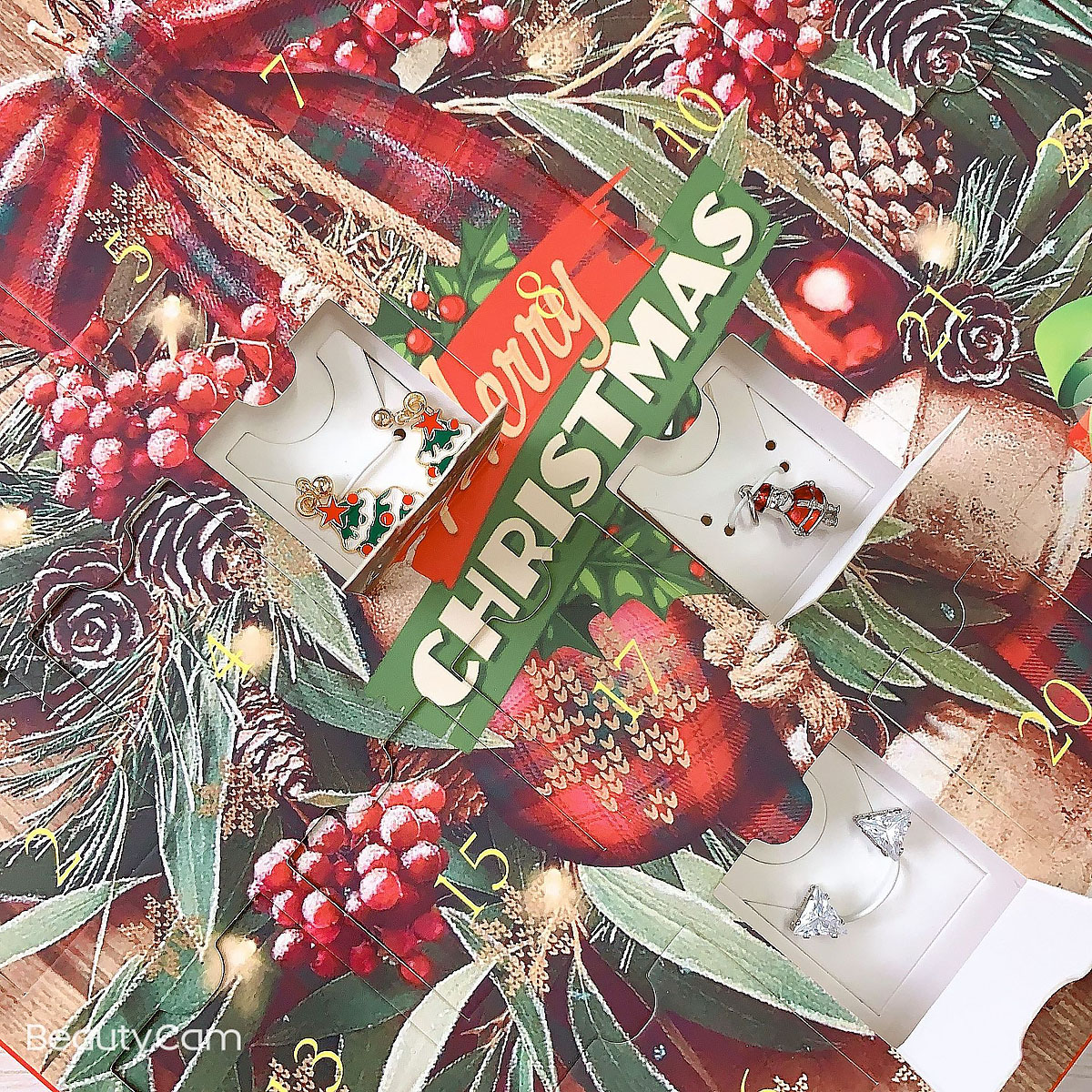 24 in 1 kerst geschenkdoos ketting Oorhaak Oorbellen creatief eenvoudige