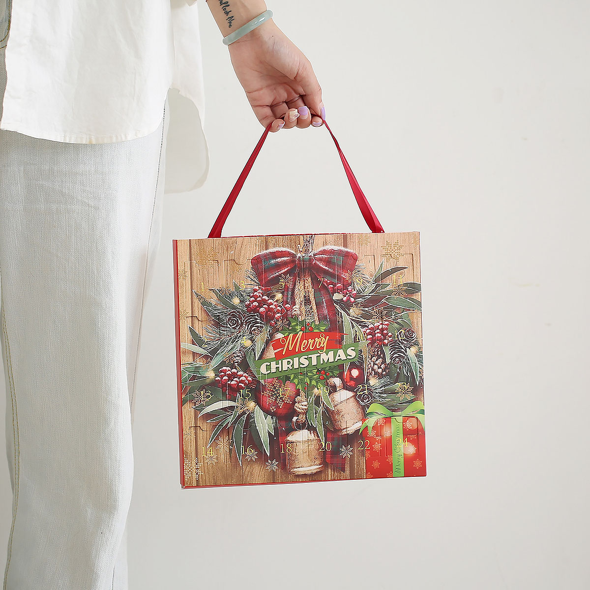 24 in 1 kerst geschenkdoos ketting Oorhaak Oorbellen creatief eenvoudige