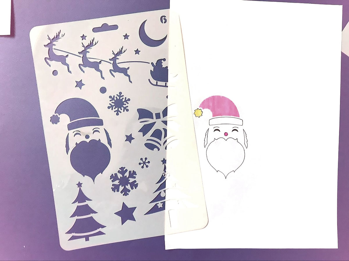 12 in 1 Kerst serie Kaart DIY Album Masking Spray Geschilderd Template Tekening Stencils Schilderen Scrapbooking Card 