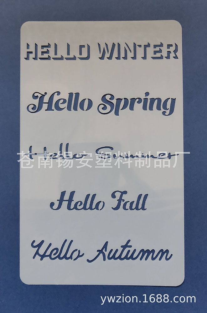 13 in 1 Kaart DIY Album Masking Spray Geschilderd Template Tekening Stencils Schilderen Scrapbooking Card Maand