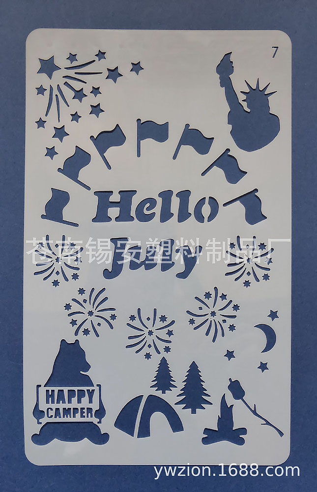 13 in 1 Kaart DIY Album Masking Spray Geschilderd Template Tekening Stencils Schilderen Scrapbooking Card Maand